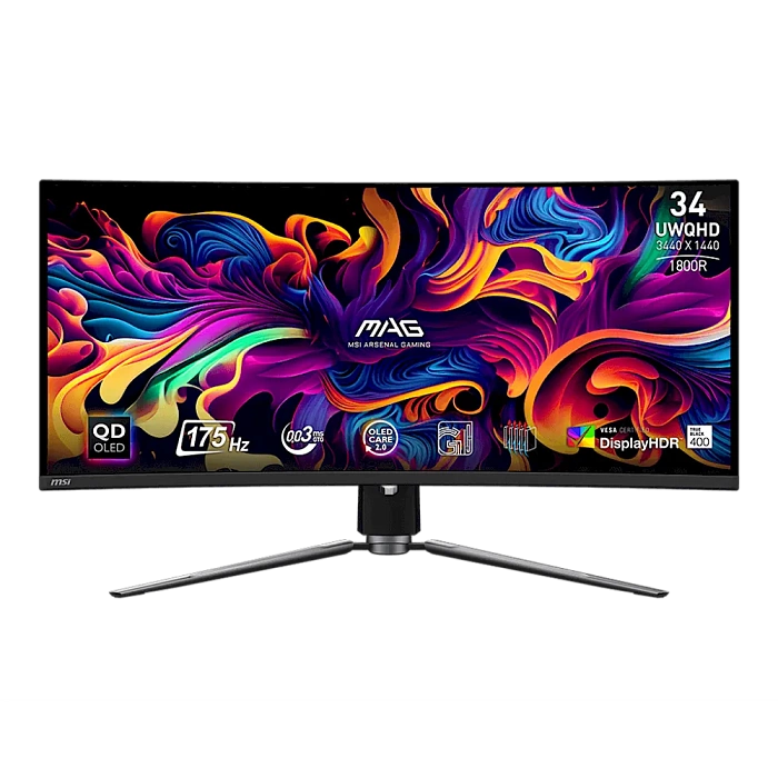3.5K QD-OLED монитор MSI MAG 341CQP - Уценка [битый пиксель] - фото 1