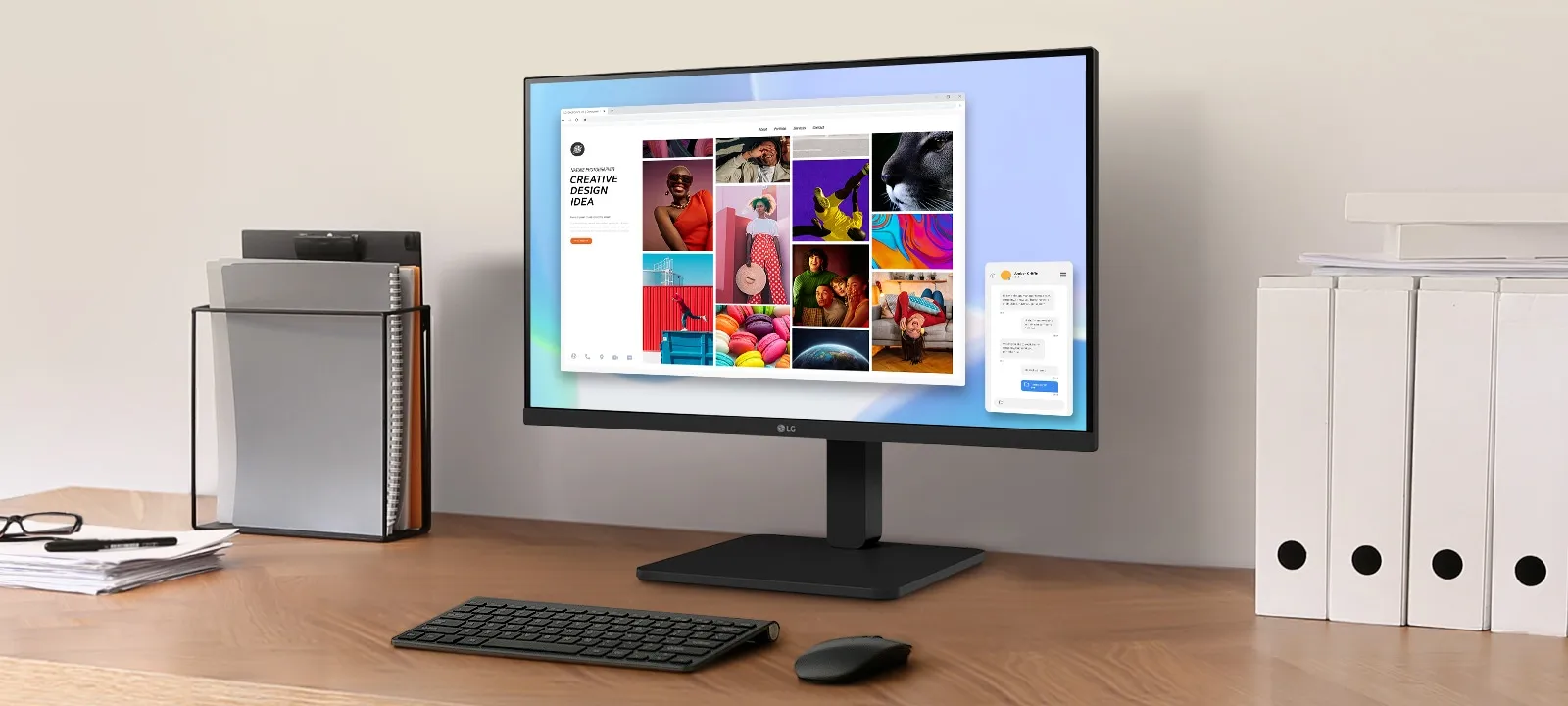 Монитор LG 24BA550-B