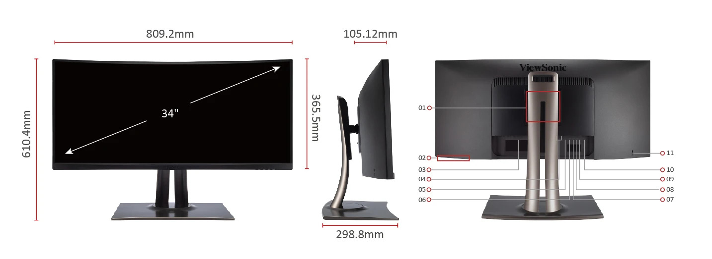 Монитор ViewSonic VP3481