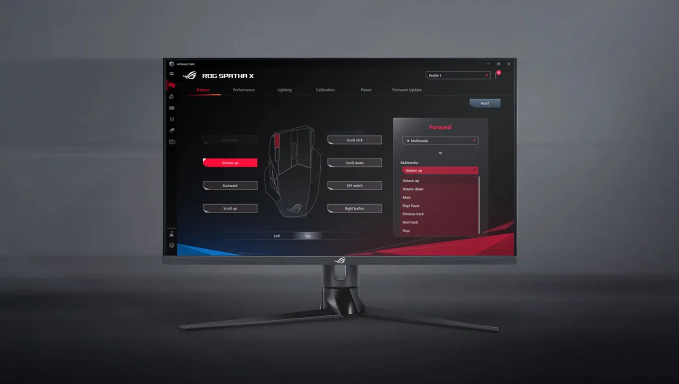 Игровая мышь ASUS ROG ROG Spatha X