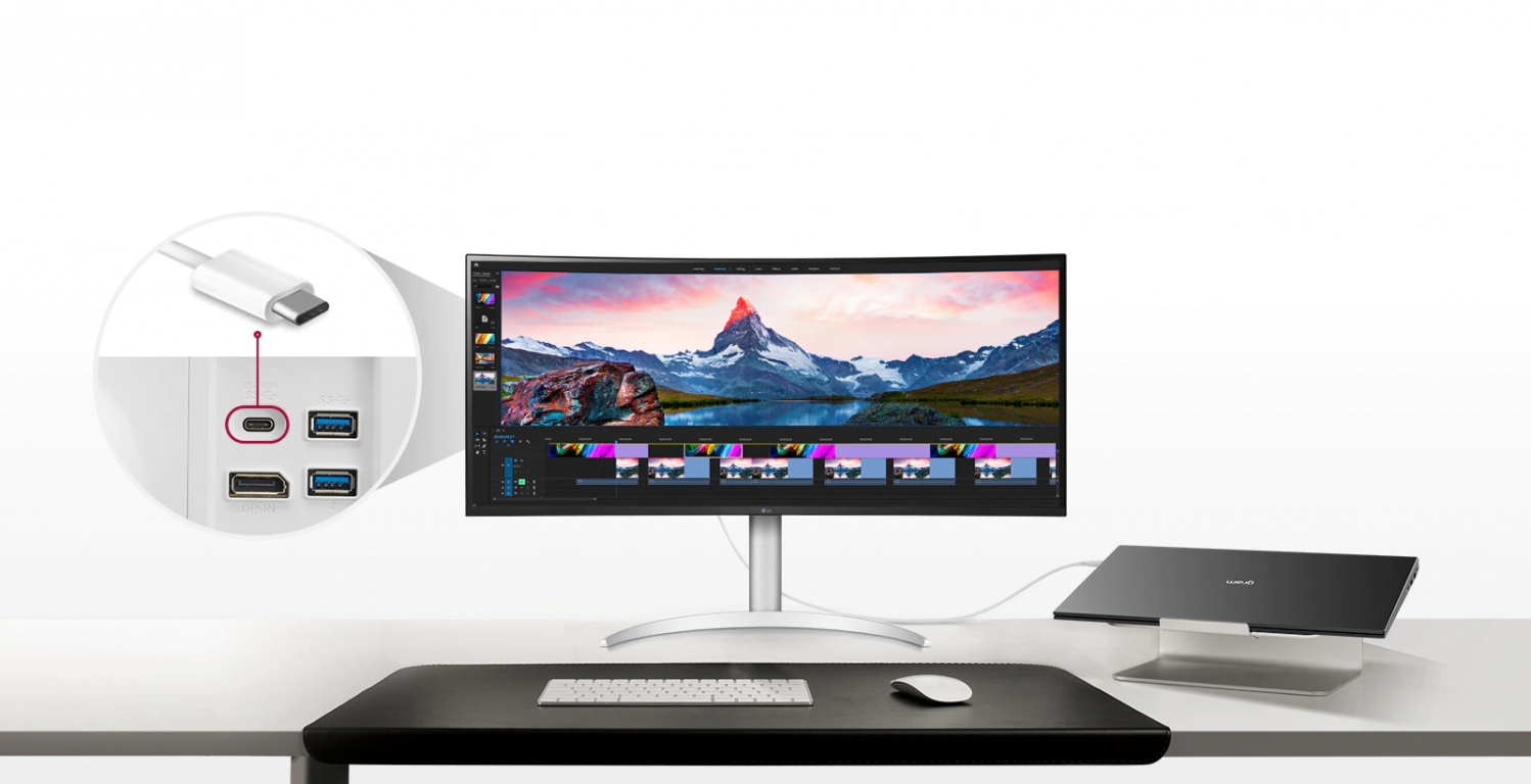 LG 38WP85C-W