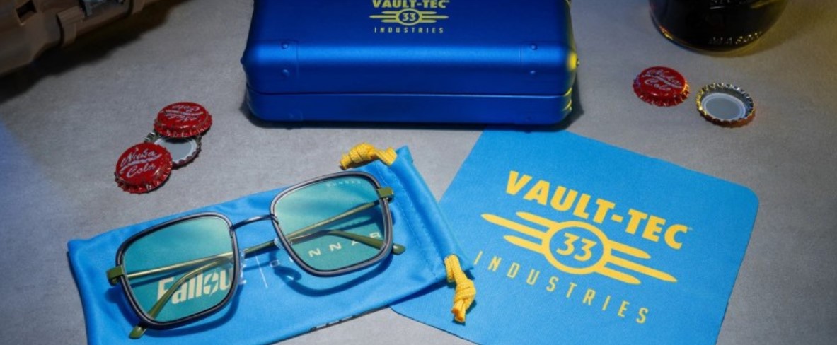 Очки для компьютера GUNNAR FALLOUT VAULT 33, Clear, GUNMETAL-OLIVE