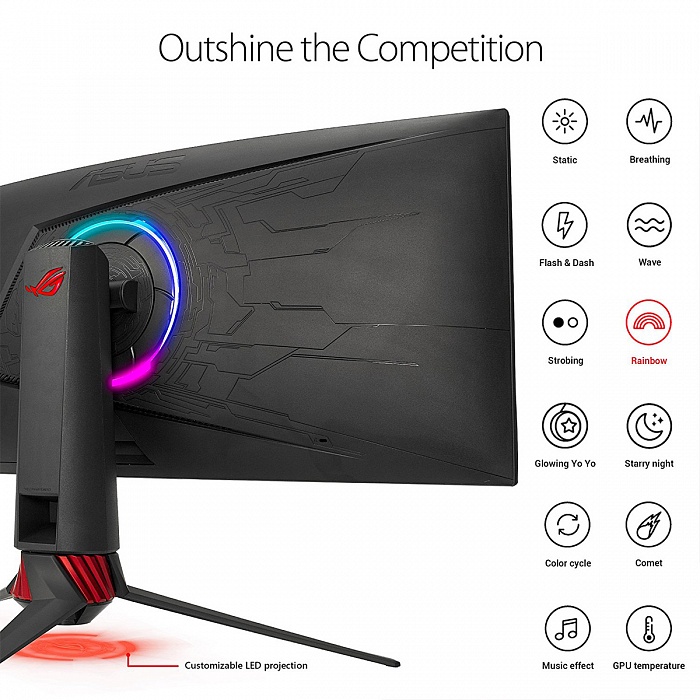 3.5K монитор ASUS ROG Strix XG35VQ - фото 2