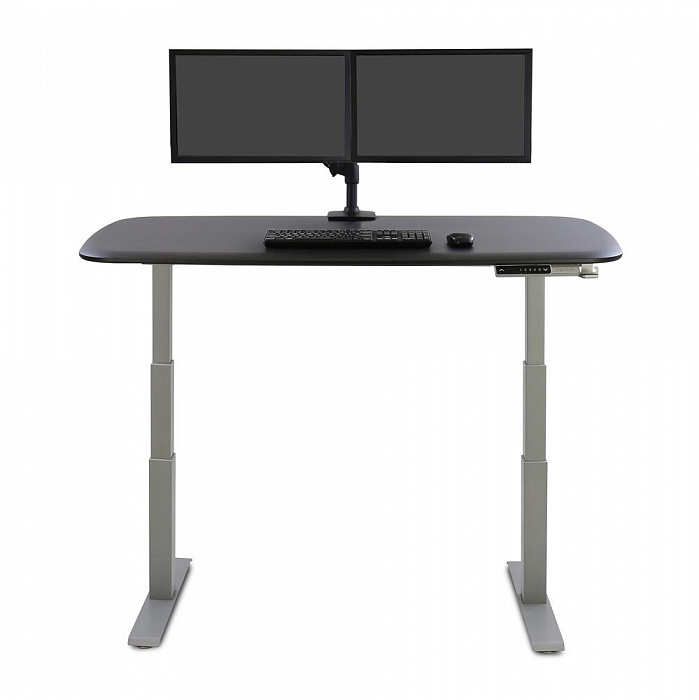 Настольный кронштейн Ergotron LX Desk Dual Direct Arm (matte black) (45-489-224) - фото 5