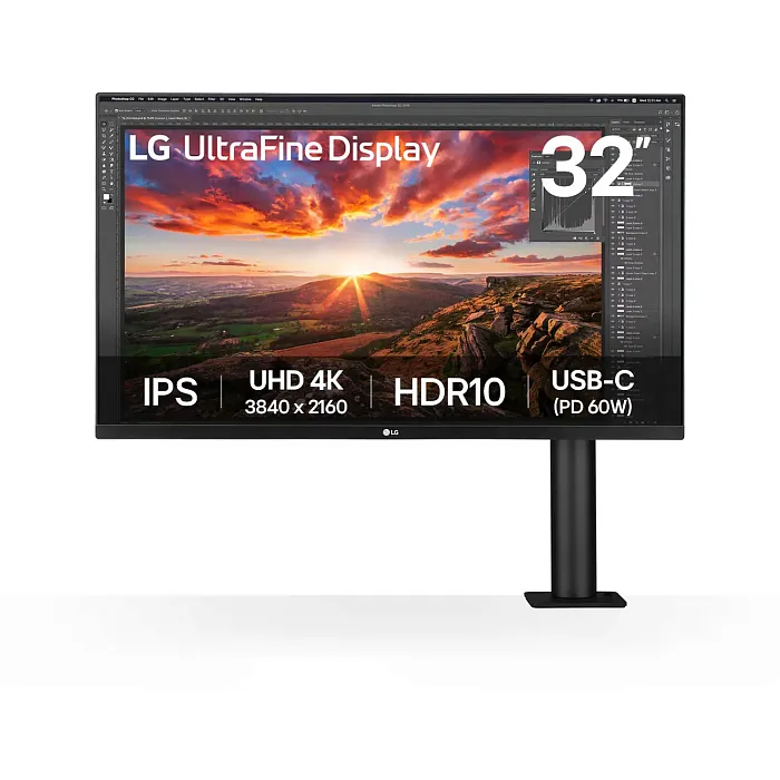 4K монитор LG UltraFine 32UN880K-B - фото 1