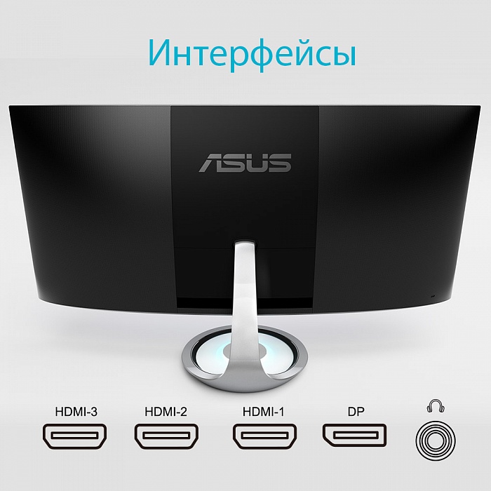 3.5K монитор ASUS Designo Curve MX34VQ - фото 7