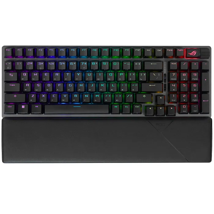 Игровая клавиатура ASUS ROG Strix Scope II 96 Snow (90MP037A-BKRA00) - фото 1