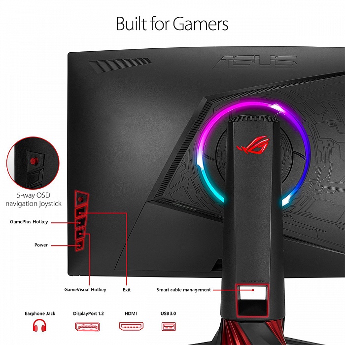 3.5K монитор ASUS ROG Strix XG35VQ - фото 3