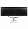 Двойное настольное крепление Ergotron LX Dual Side-by-Side Arm (polished aluminum) (45-245-026) - фото 2