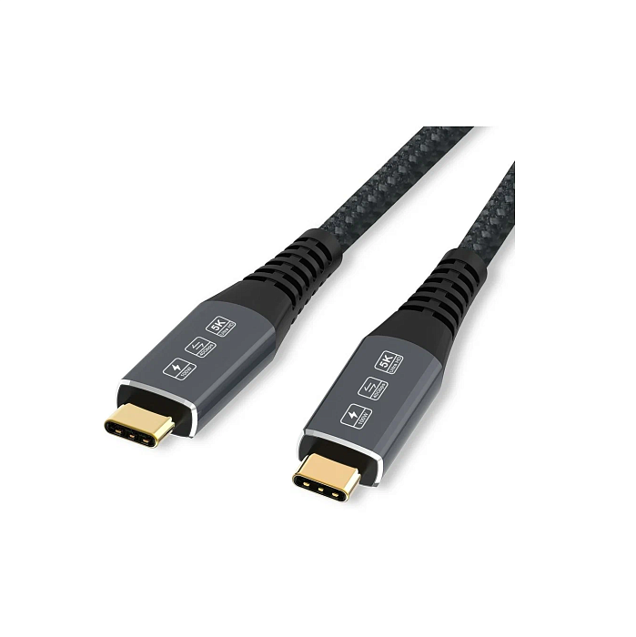 Кабель USB Type C (Thunderbolt 4) 5K 60Hz PD100W - 2 метра - фото 1