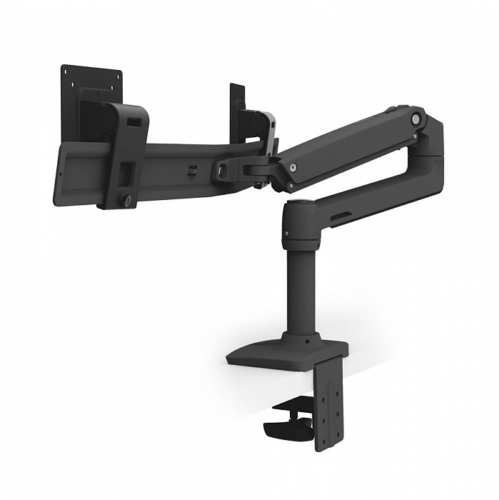 Настольный кронштейн Ergotron LX Desk Dual Direct Arm (matte black) (45-489-224) - фото 3